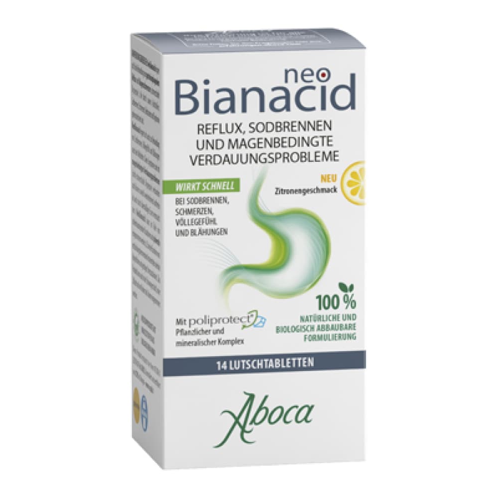 Artikelbild fuer den Artikel NEO BIANACID Lutschtabletten Zitronengeschmack